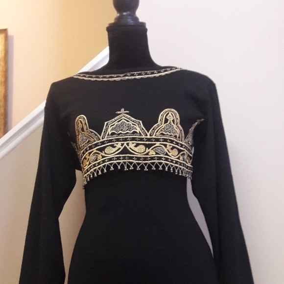 Carole Little Petite/Form Fit/ Wool Blend/ Dress - Picture 2 of 7